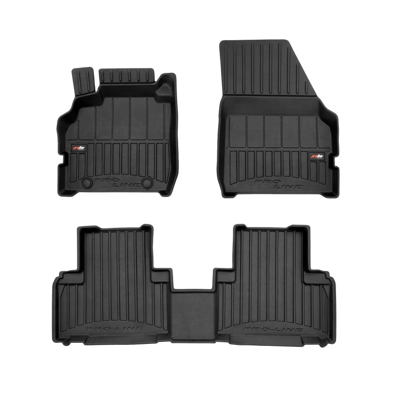 Alfombrillas goma 3D premium Renault Scenic II minivan (2003-2009)