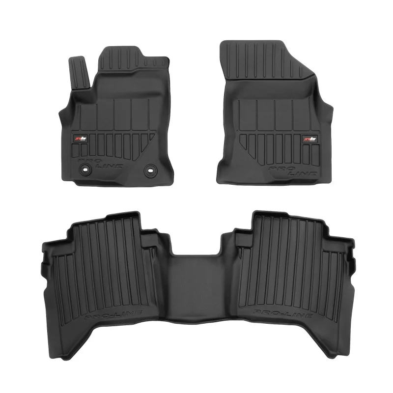 Alfombrillas goma 3D premium Toyota Hilux VIII Pickup (2015-)