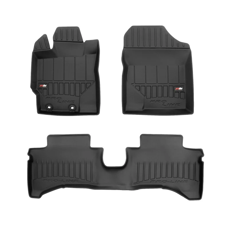 Alfombrillas goma 3D premium Toyota Yaris III Hatchback Hybrid (2011-2019)