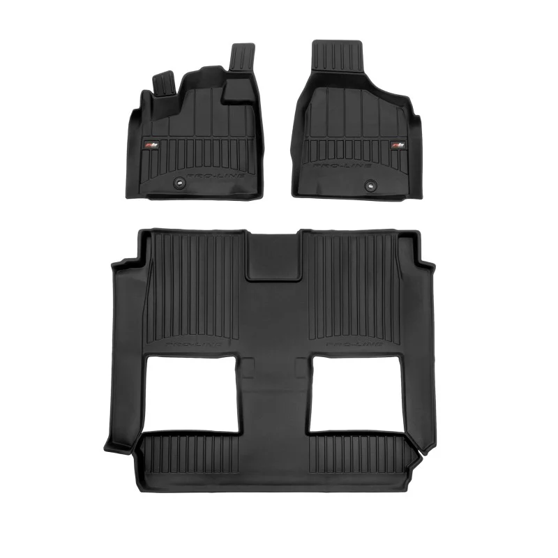 alfombrillas goma cubeta Dodge Grand Caravan V (2007-2020)