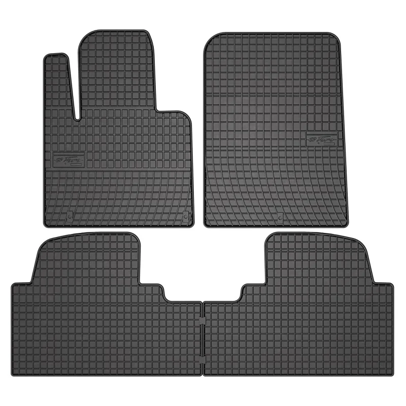 Alfombrillas Hyundai Santa Fé 5 plazas (2012 - 2018) Goma