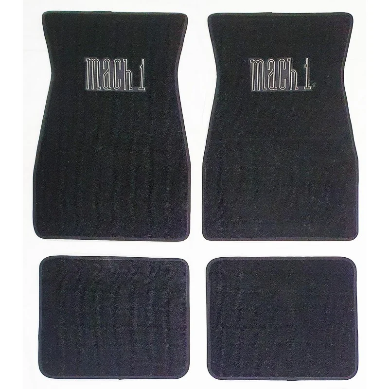 Alfombrillas MACH1, negras 64-73