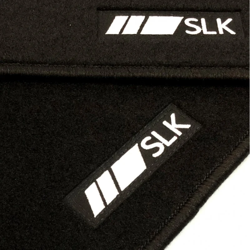 Alfombrillas Mercedes SLK R171 (2004 - 2011) a medida logo