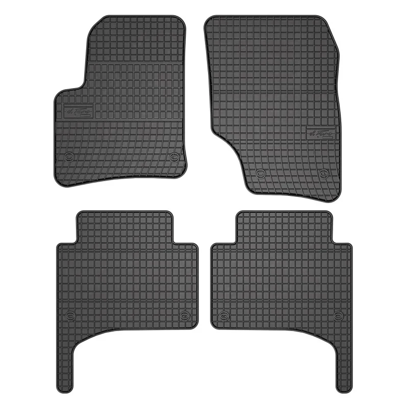 Alfombrillas Porsche Cayenne 9PA (2003 - 2007) Goma