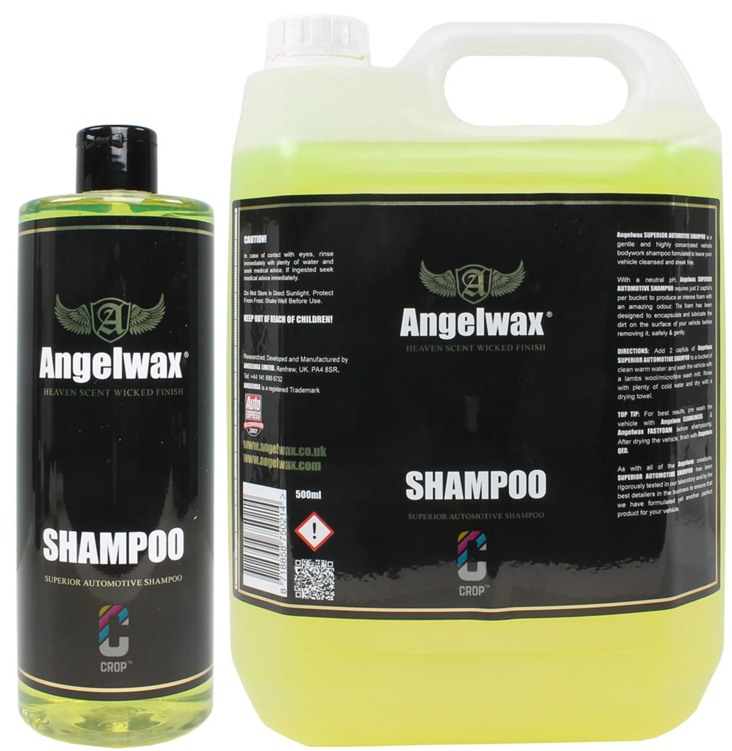 ANGELWAX Champú para coche con potenciador de brillo