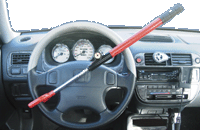 Antirrobos Steeringwheel Lock Red