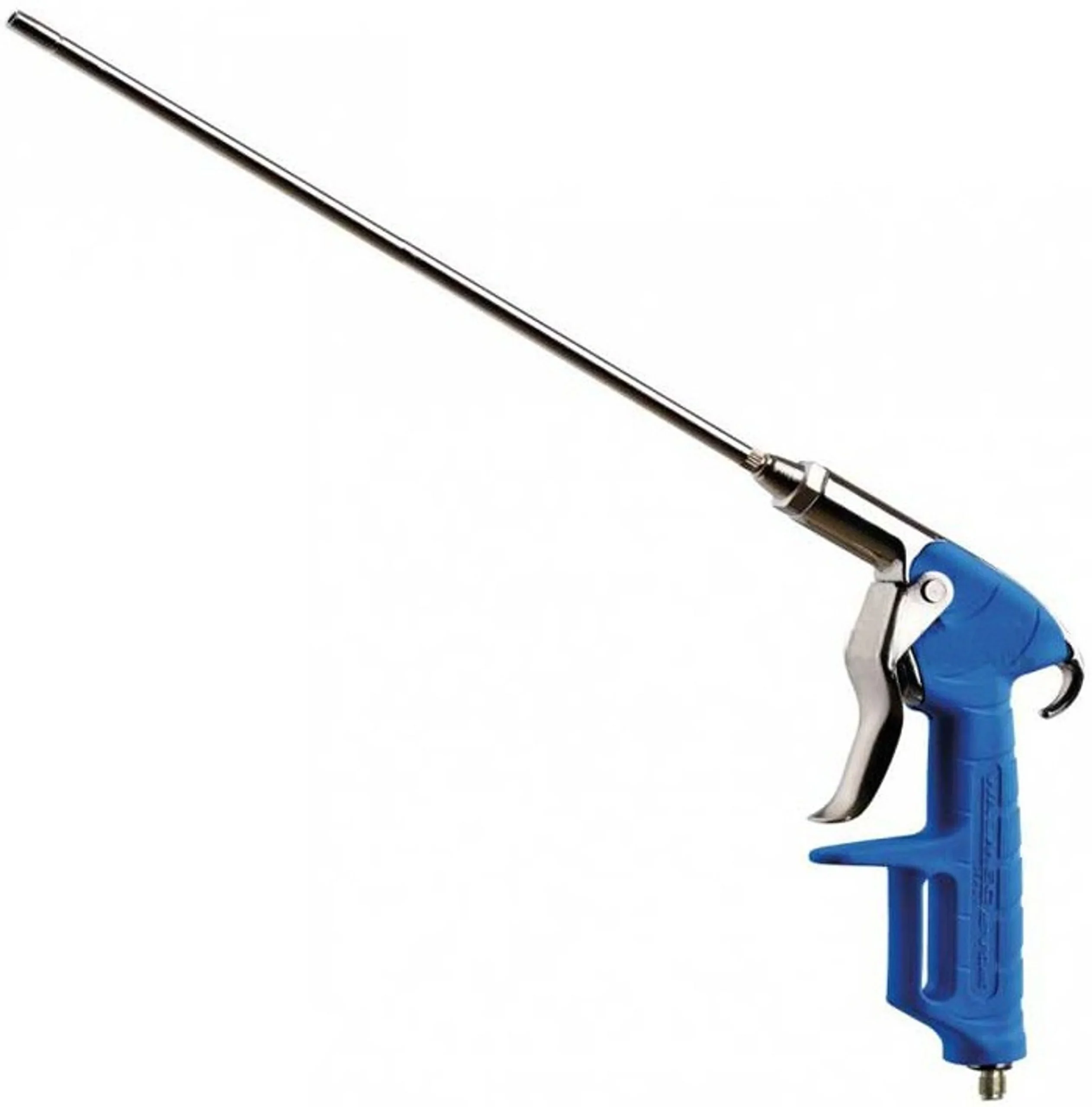 Pistola sopladora AsturoMec PA/6LL Cromada con mango de agarre suave y boquilla de soplado de 300 mm