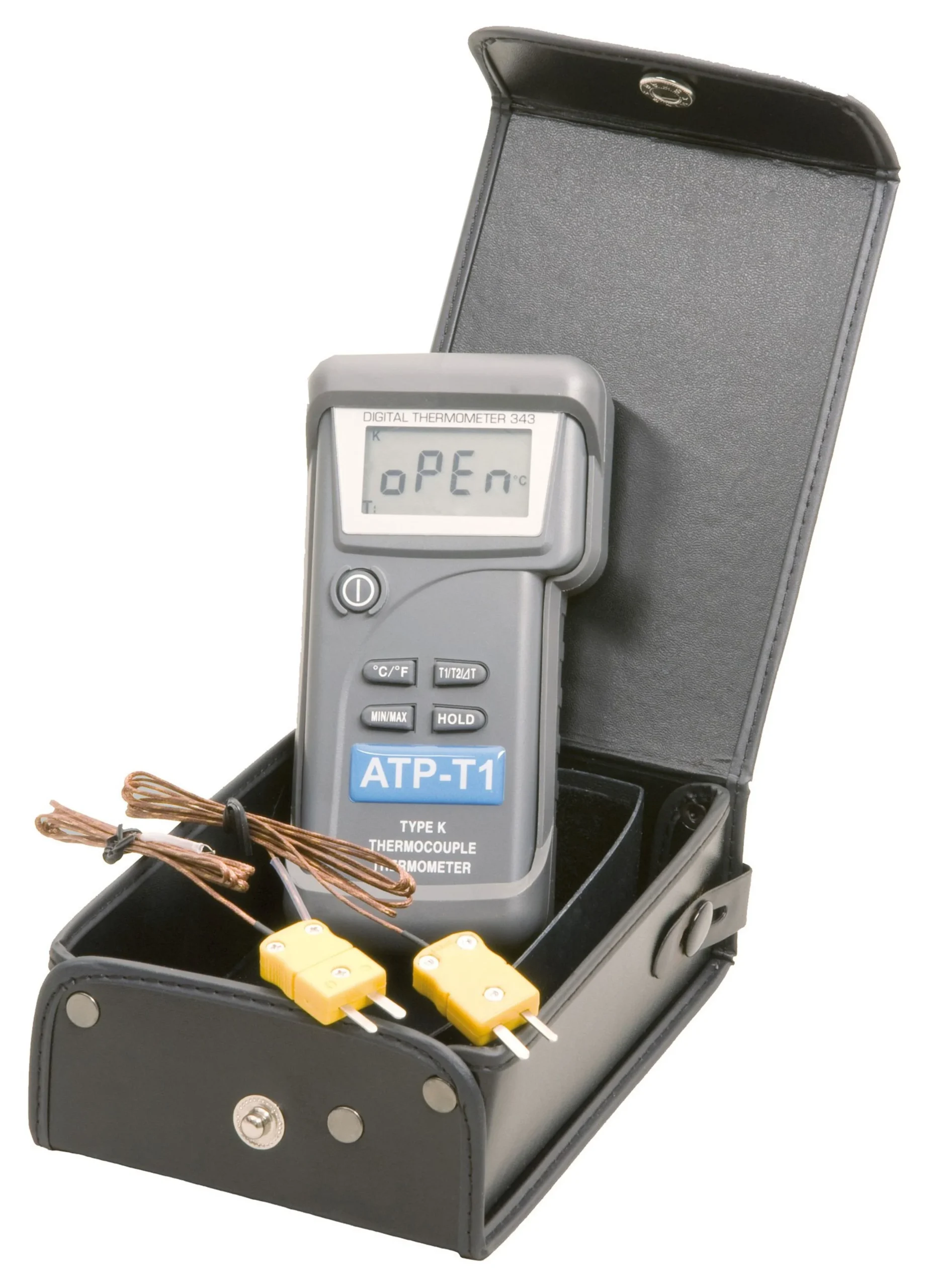 Termómetro digital portátil de bolsillo ATP-T1 con 3 sondas