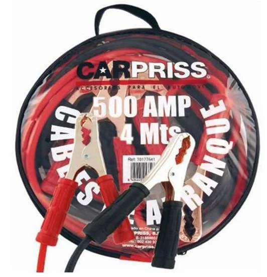 Cables Arranque 500 Amperios 4 Metros C/Bolsa.