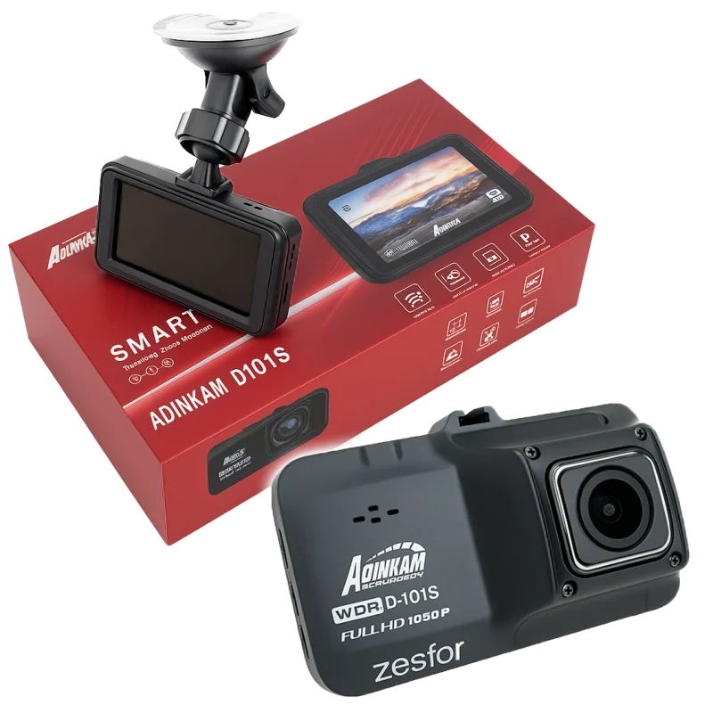 Cámara Dashcam D101S – Cámara de Coche Full HD 1080p, Gran Angular 170°, G-Sensor, Grabación en Bucle y Detector de Movimiento