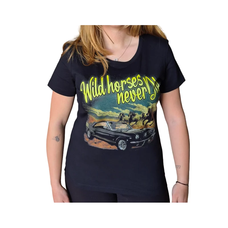 Camiseta Ford Mustang "Caballos Salvajes"