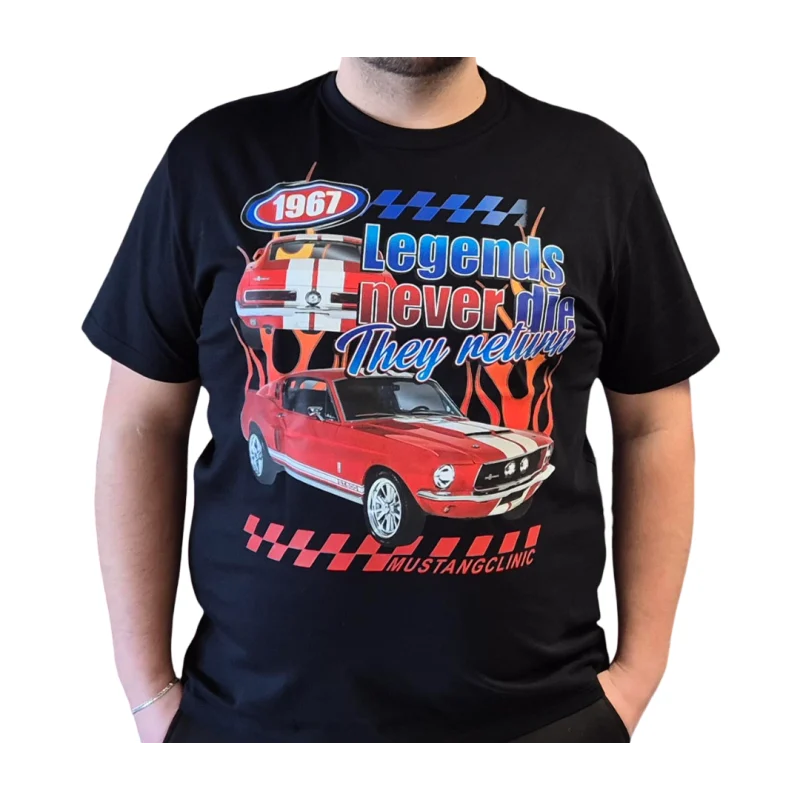 Camiseta Shelby 1967 "Las leyendas nunca mueren"