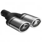 Cola Escape Doble Ovalada 95x65x160 Rvs Ulter Sport