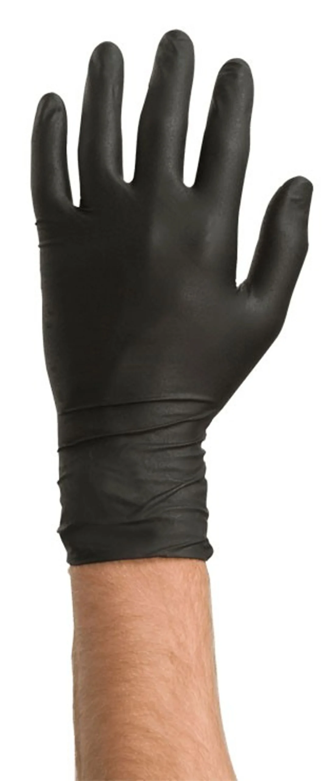 COLAD Guantes de nitrilo negros - 60 unidades - Extra fuertes y gruesos