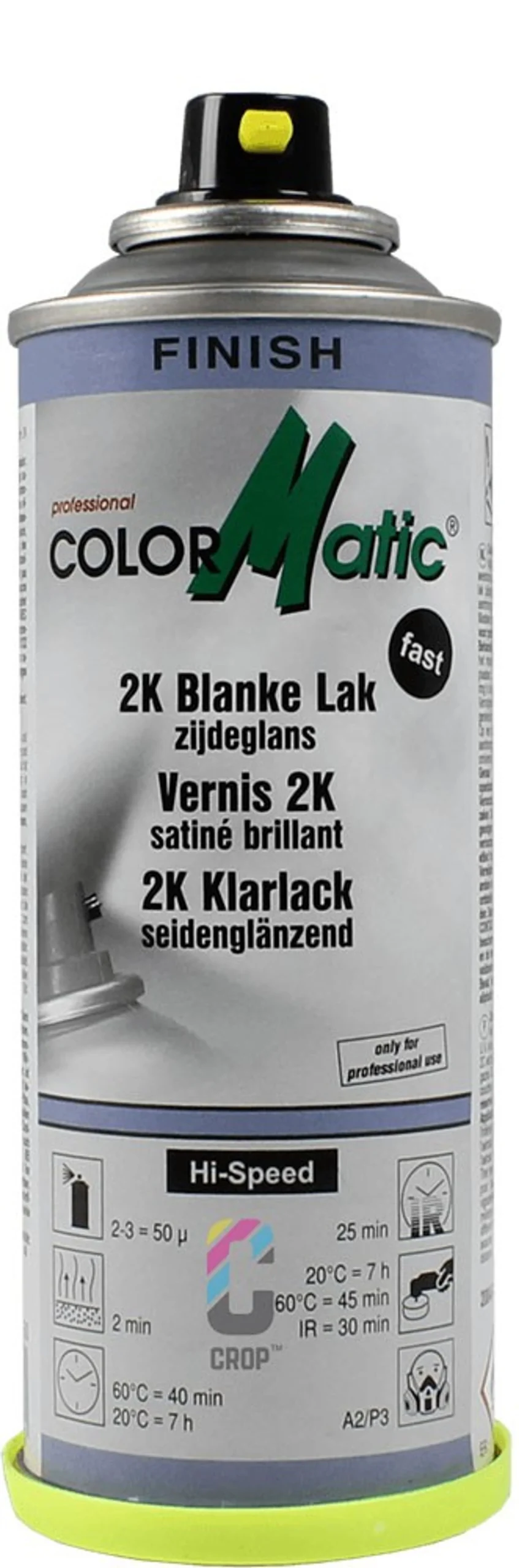 2K Colormatic Barniz Transparente Brillo Seda en Aerosol 200ml