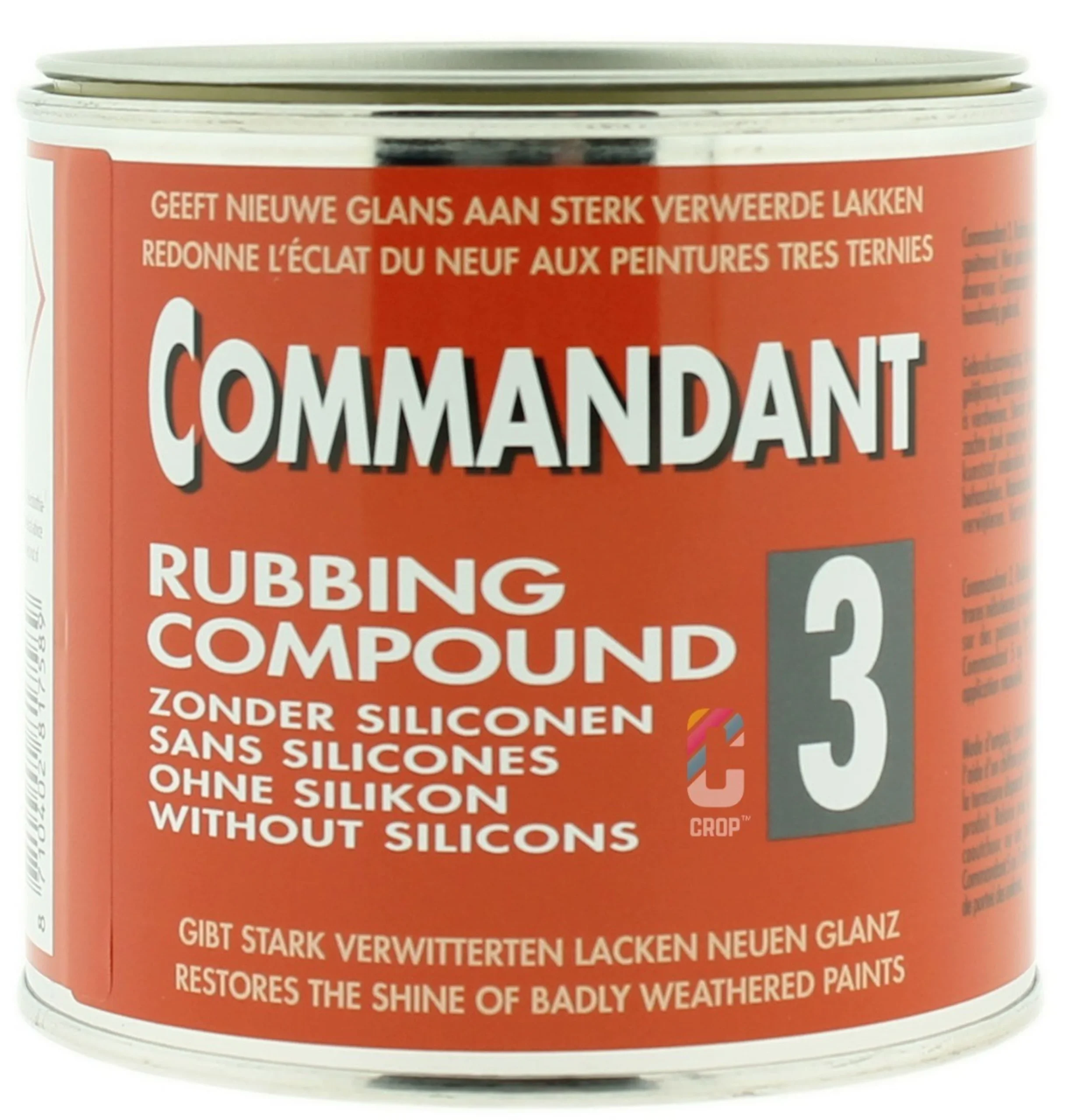 COMMANDANT 3 Rubbing Compound - Pulido grueso - lata 500 gramos