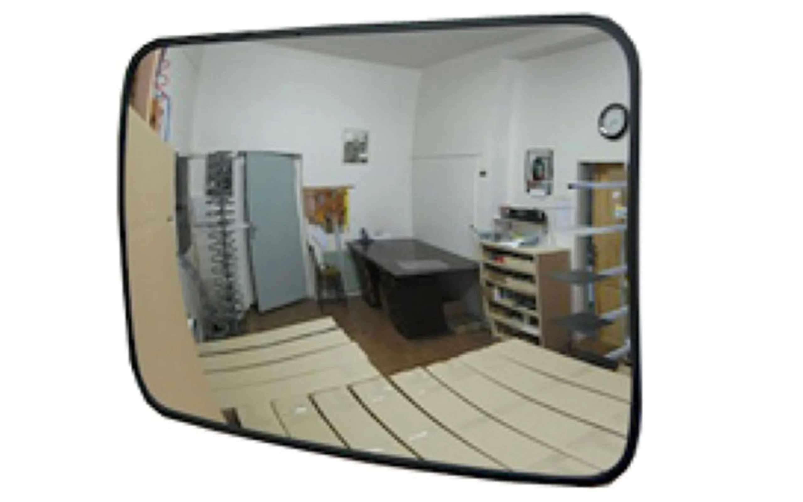 Espejo interior convexo modelo rectangular 400x600 mm Campo de visión de 10 metros