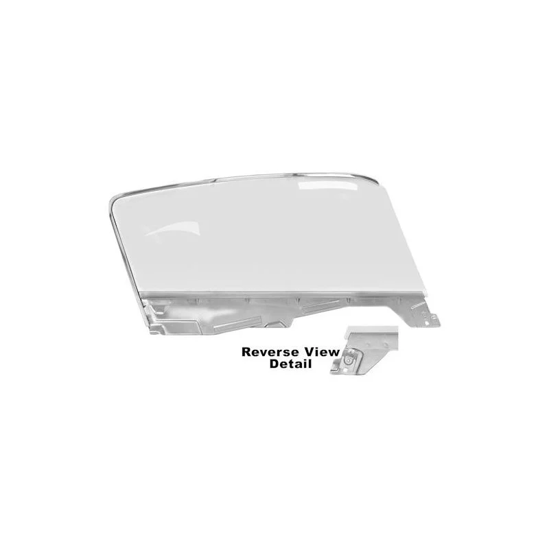 Cristal de puerta, izquierda, transparente Fastback 64-66