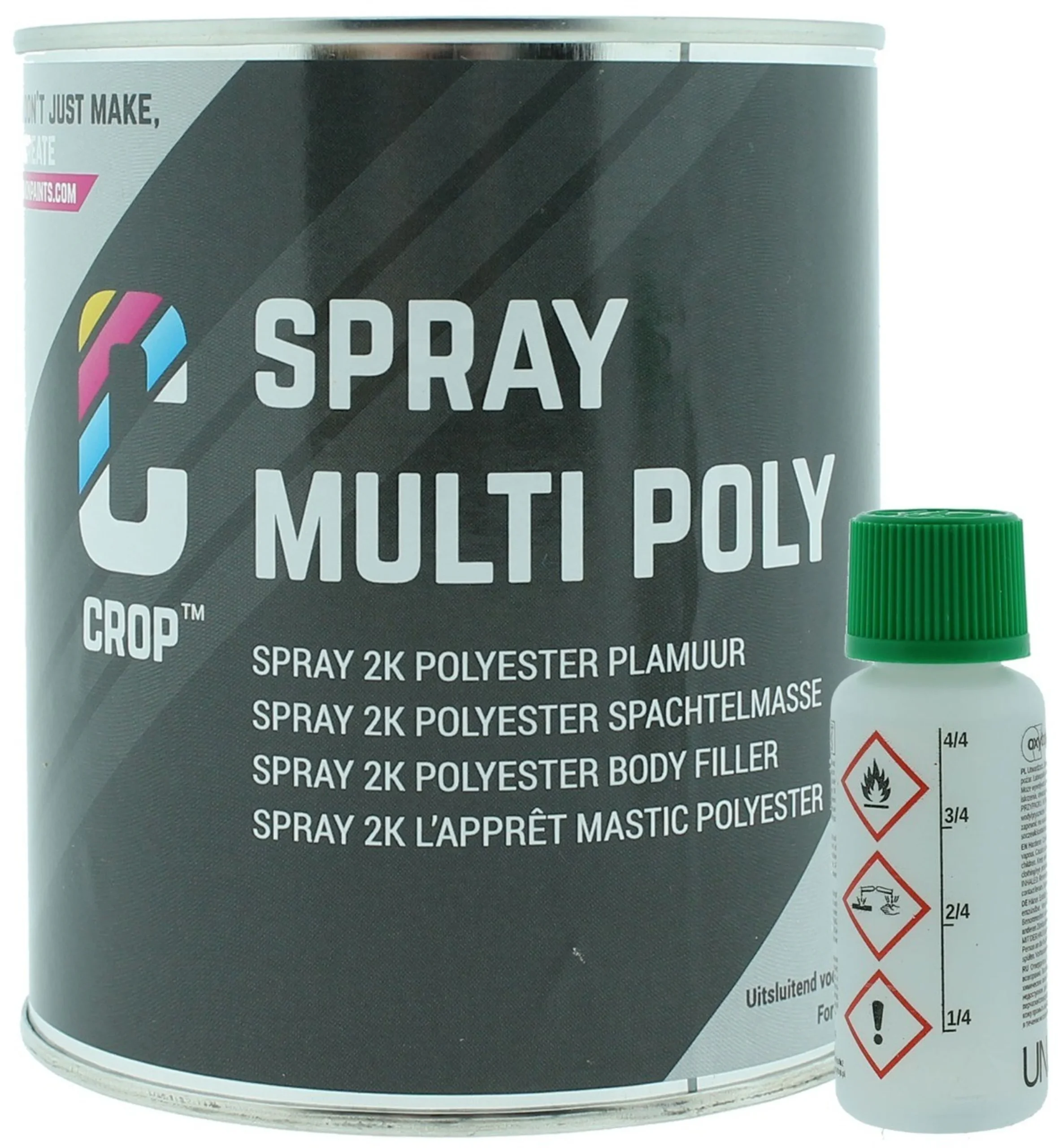 CROP SPRAY MULTI POLY 2K Masilla en Aerosol + Endurecedor