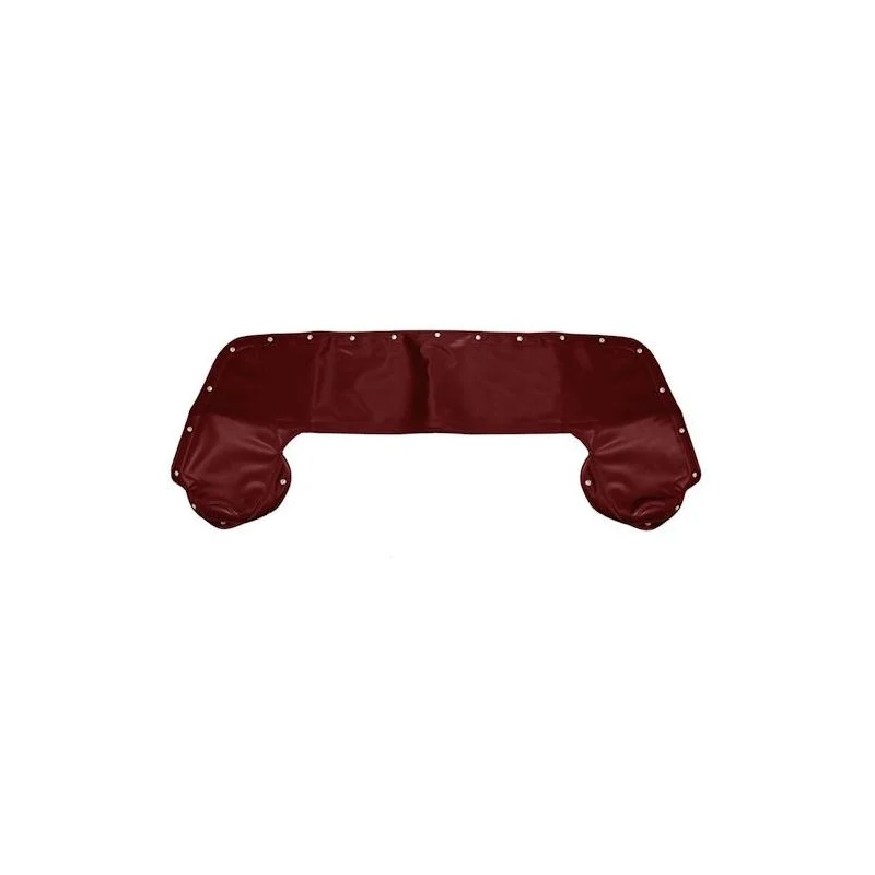 Funda de lona para capota convertible, color rojo, talla 67