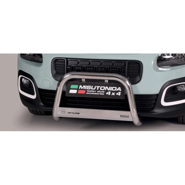 Defensa Delantera Acero Inox Citroën Berlingo 18> Diametro 63 Homologada Misutonida