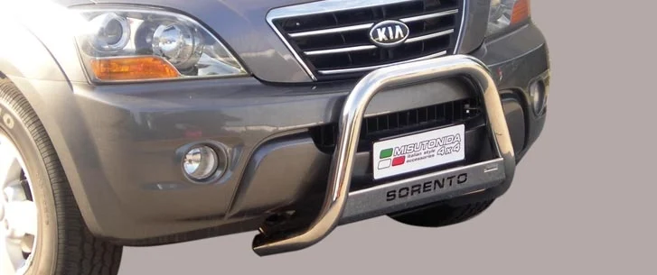Defensa Delantera Acero Inox Kia Sorento 06> Diametro 63 Homologada