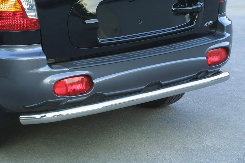 Defensa Trasera Acero Inox Diametro 50 Hyundai Santa Fe 00/04