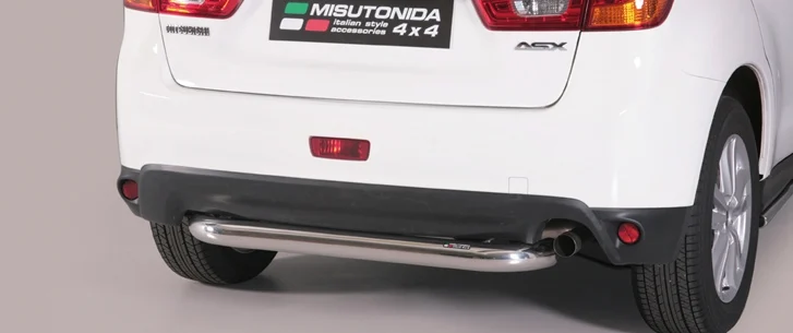 Defensa Trasera Acero Inox Diametro 50 Mitsubishi Asx 10 >