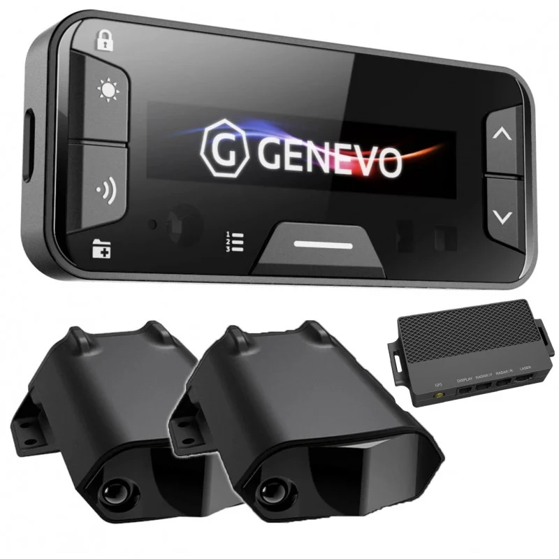 Detector de Radar Genevo Pro 2 DUO - Radares fijos y móviles Versión 2026