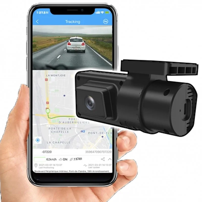 Doble cámara Dashcam + localizador GPS + Cortacorrientes antirrobo - Goraz@