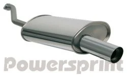 Escape Trasero Bmw E30 318 Is 16v Kat.9/89-4/91 Rm With Exhaust-Pipe 1x76 Mm, Round Powersprint