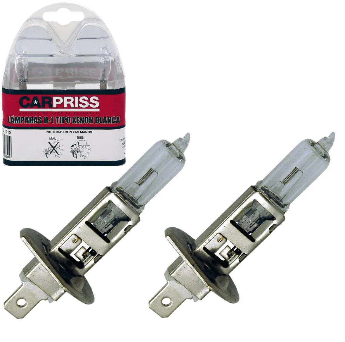 Estuche 2 Lamparas H-1 Tipo Xenon Blanca 100w .