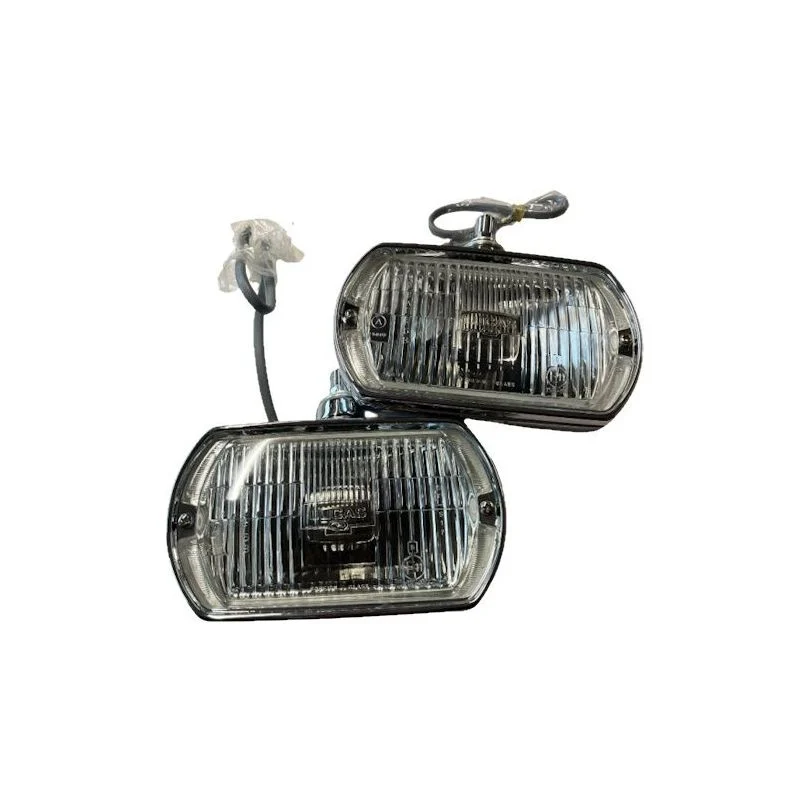 Faros antiniebla Lucas Shelby con cubiertas, par, años 68 a 70