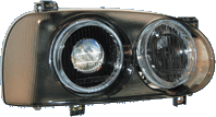 Faros Delanteros Kl Vw Golf Iii Smoke 'Double Look'