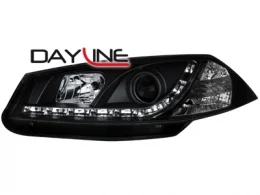 Faros Delanteros Luz Diurna Renault Megane 03-06_ Negros