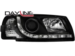 Faros Delanteros Luz Diurna Vw T4 96-03 _ Negros