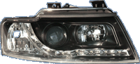 Faros Luz Diurna Au A4 B6 Cabrio 02- Black