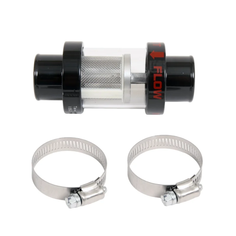 Filtro de refrigerante para manguera de 38 mm, negro