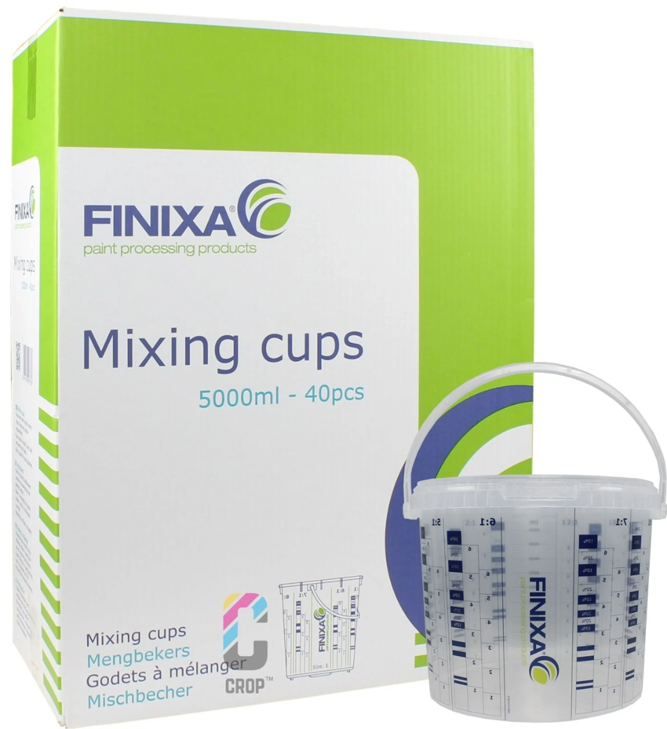 FINIXA Vasos mezcladores 5 litros - 40 piezas