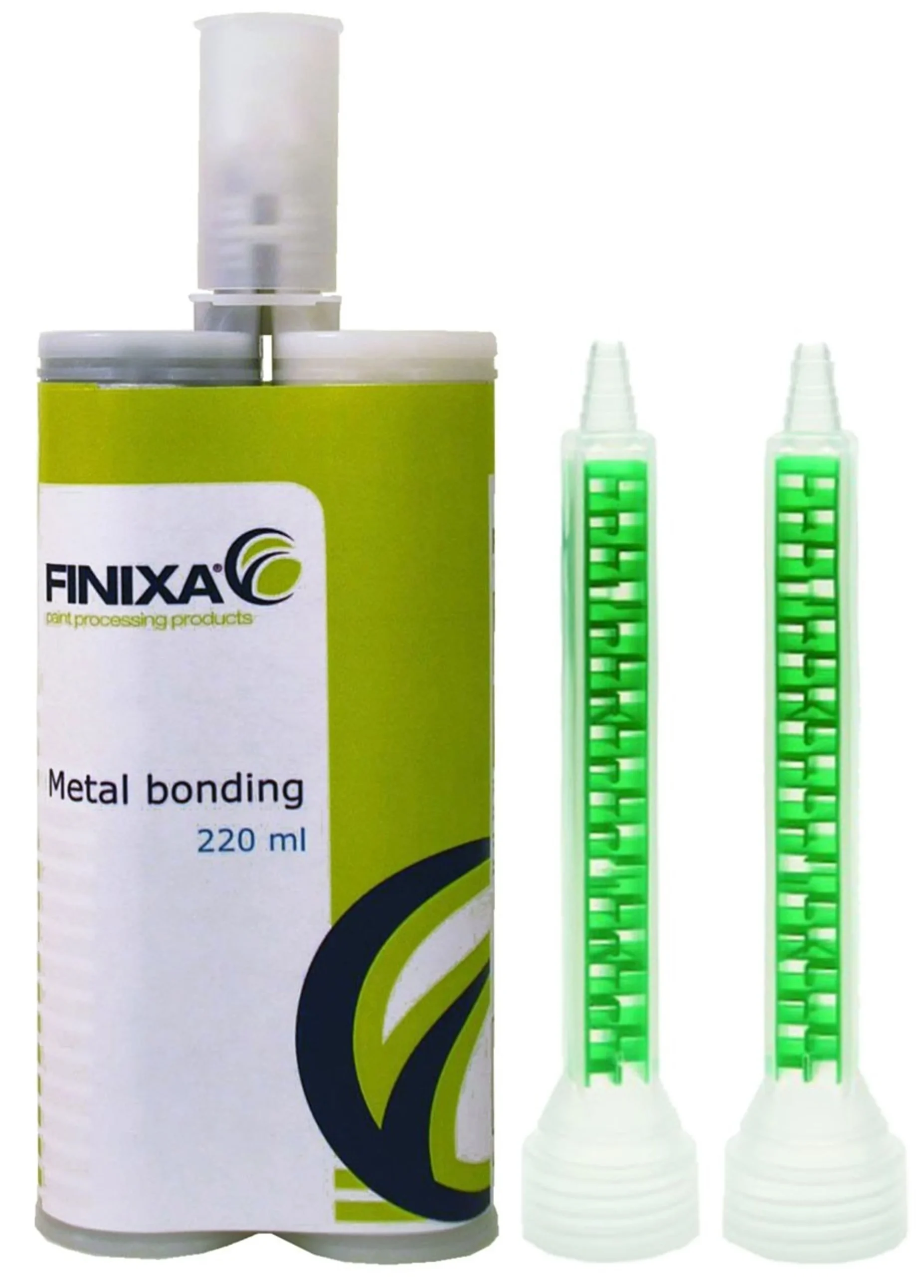 FINIXA 2K Epoxy Adhesivo Metálico 220ml - Negro