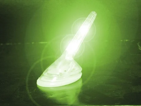 Fk Imitación Antena De Diseño Iluminada Neón-Antena Dummy Verde