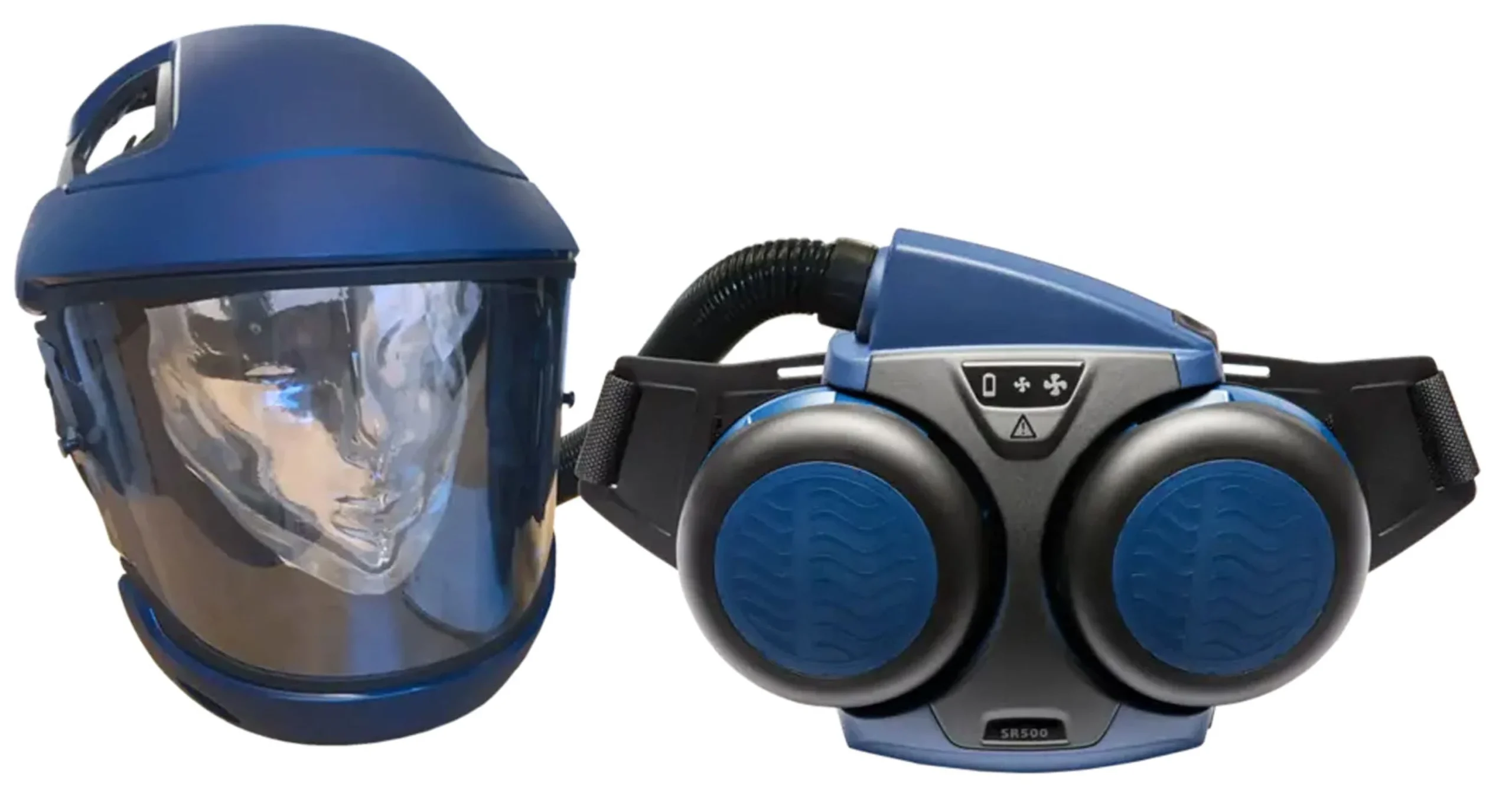 SUNDSTRÖM SR570 Mascarilla facial + Unidad de Soplado a bateria SR500
