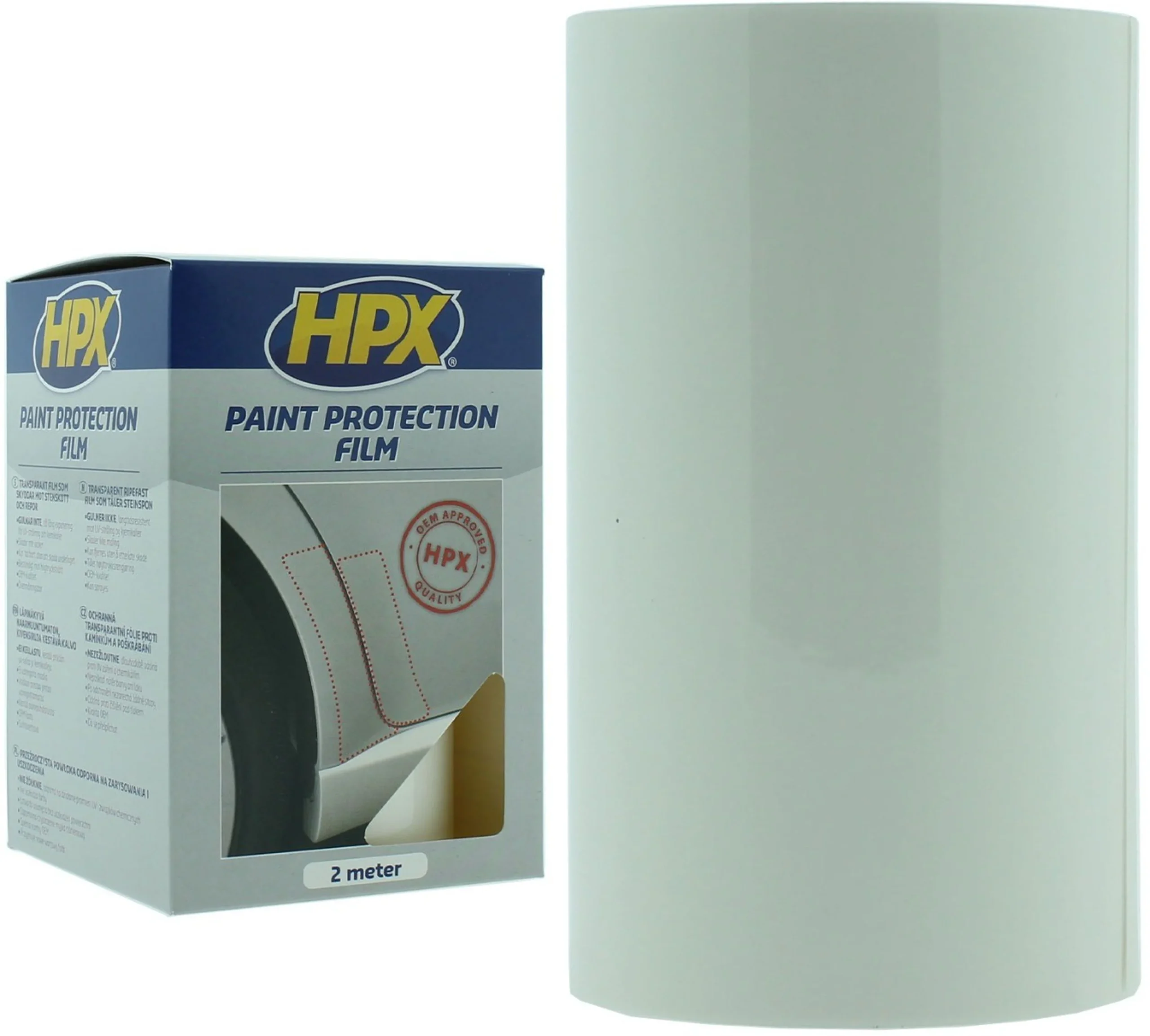 HPX Lámina de protección de pintura coche TRANSPARANT 100mm - 2 metros