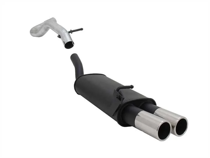 Escape Deportivo 2 X 76mm M-Design - Audi A3 Typ:8l 1.6 / 1.8 / 1.8t / 1.9 Tdi Excepto Quattro