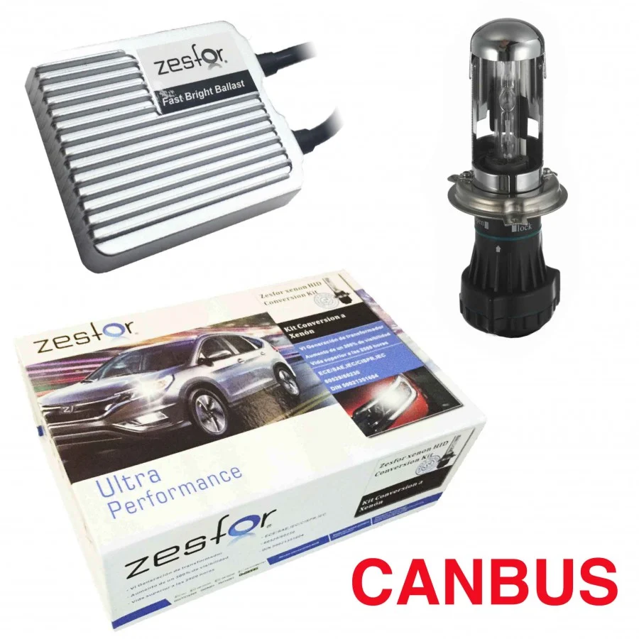 Kit bi-xenon H4 6000k o 4300k - Tipo 5 CANBUS 35W