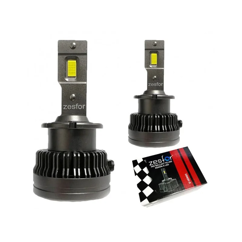Kit LED D4S Xenon/LED (sin adaptación) 6000 lúmenes - Black Series