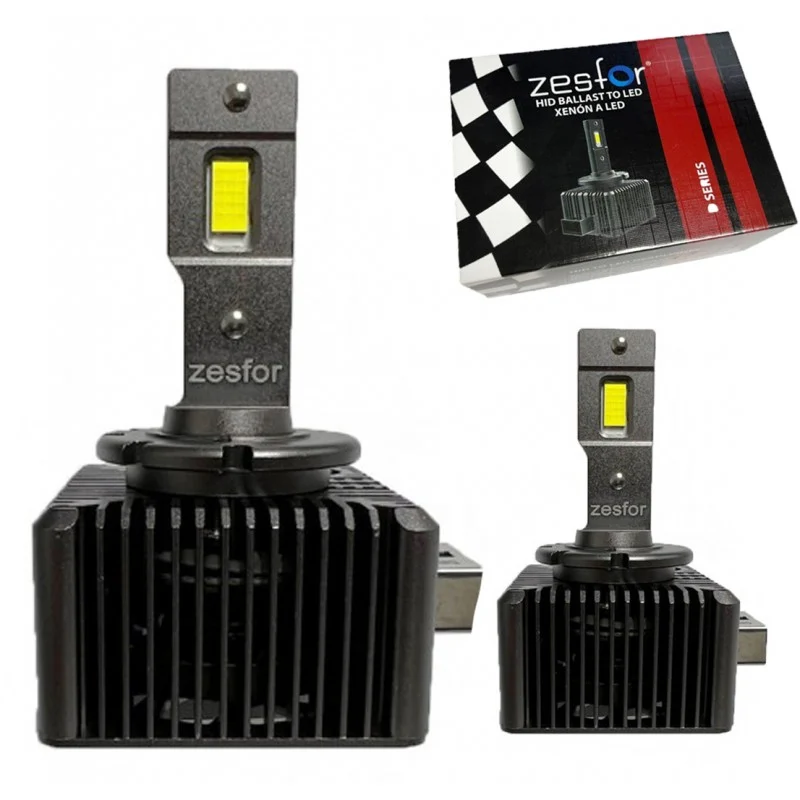 Kit LED D8S Xenon/LED (sin adaptación) 6000 lúmenes - Black Series