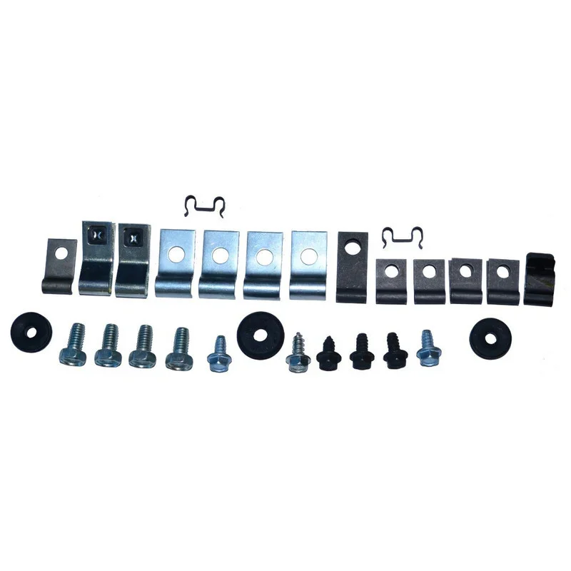 Gas & Brake Line Clip Kit V8 1 pieza fuel line early 67