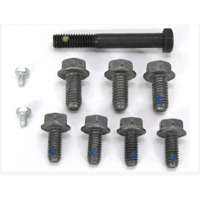 Kit de pernos de montaje de la tapa de distribución, negro 68-70 390 427 428