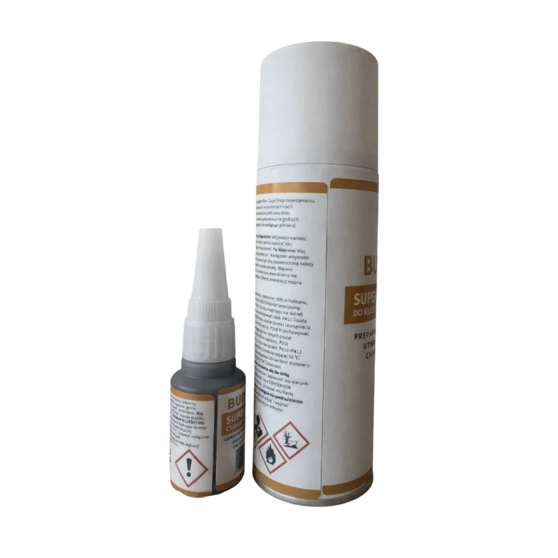 Kit de reparación: pegamento sellador de 20 g con activador en aerosol de 200 ml